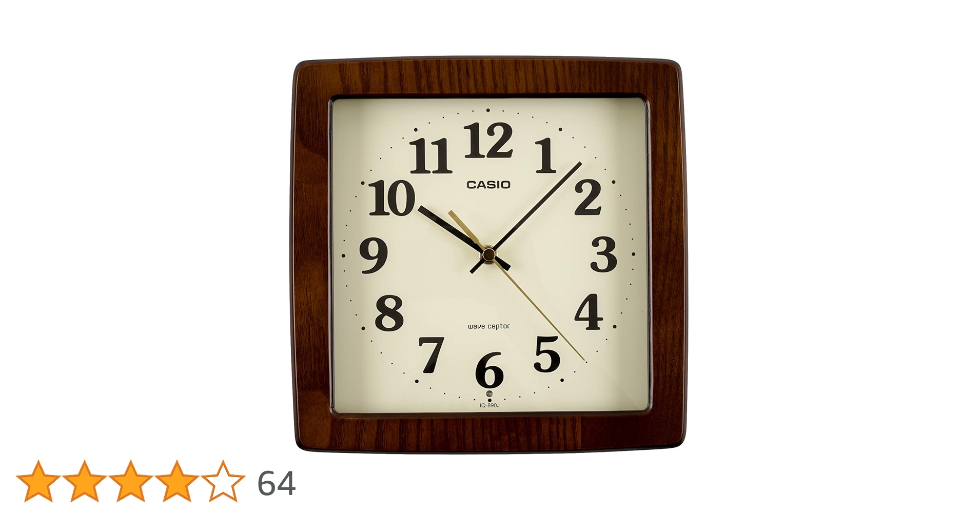 カシオ CASIO ITM-800NJ-5JF 電波時計 掛け時計 木目調 カシオ CASIO ITM-800NJ-5JF 電波時計 掛け時計 木目調 - メルカリ